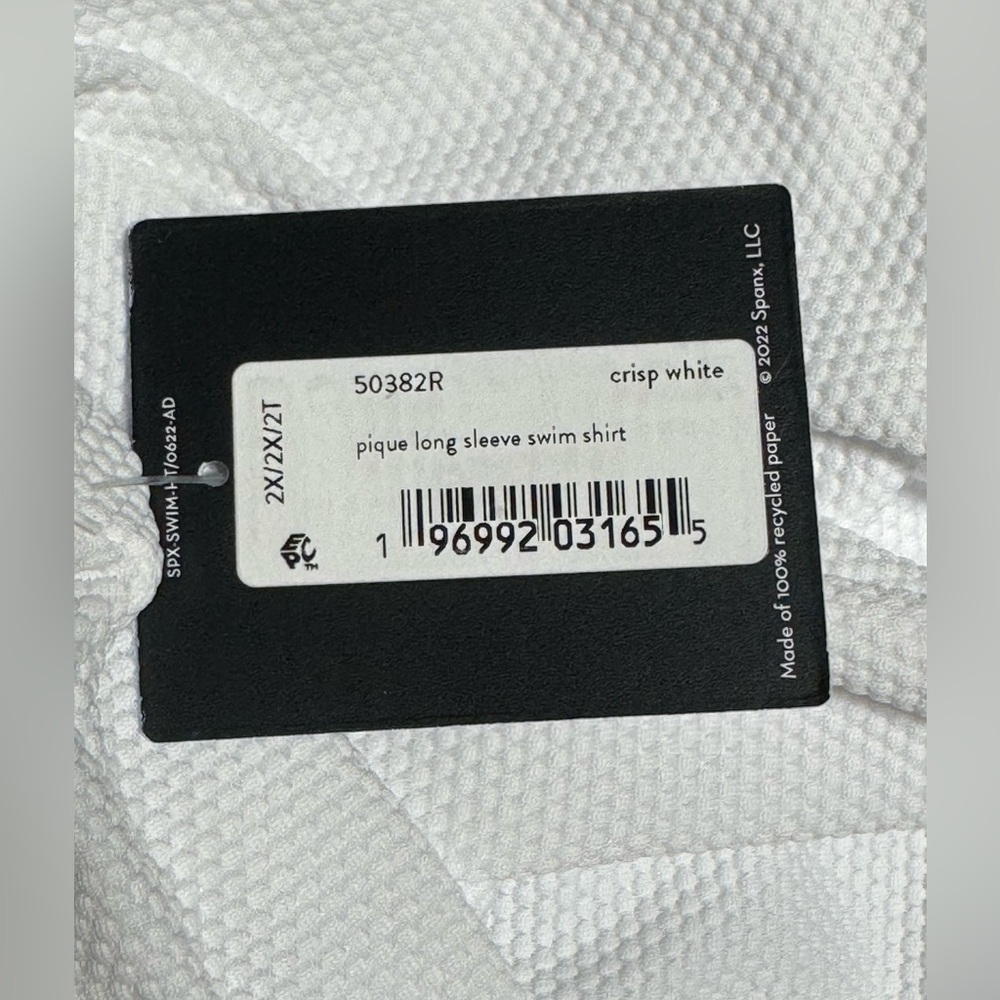 SPANX Pique Long Sleeve Swim Shirt
Crisp White ~ NWT - Picture 10 of 13